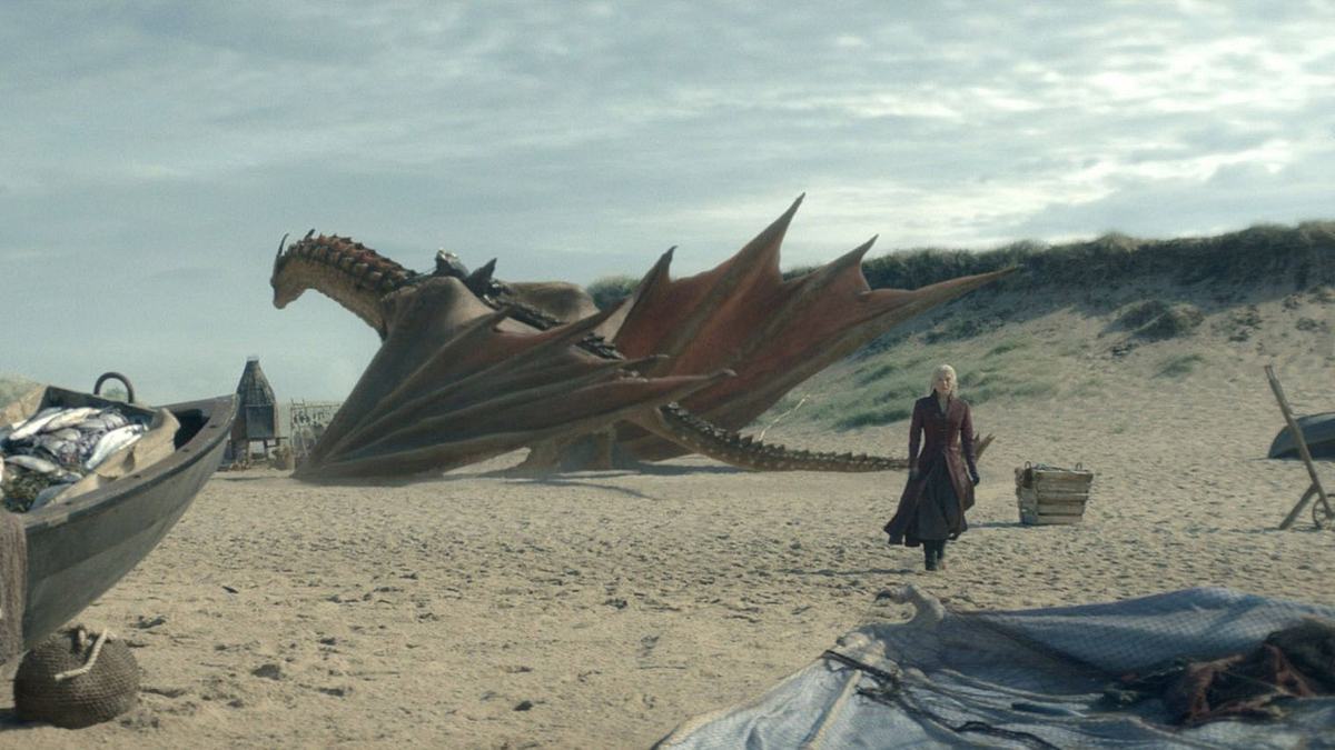 Syrax und Rhaenyra Targaryen