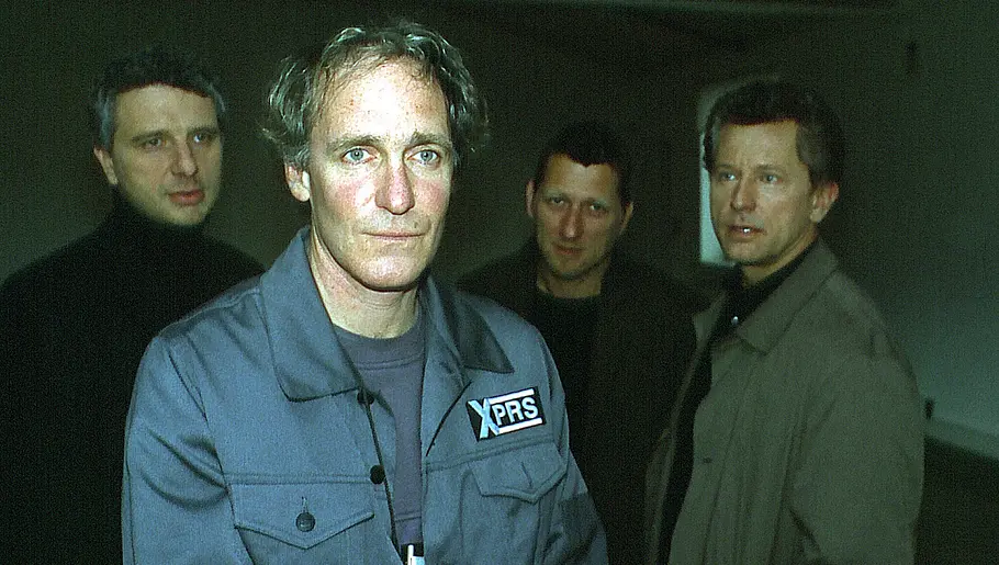  Von links: Franz Leitmayr (Udo Wachtveitl), der Fremdwohner Pieringer (August Zirner), Carlo Menzinger (Michael Fitz) und Ivo Batic (Miroslav Nemec).
