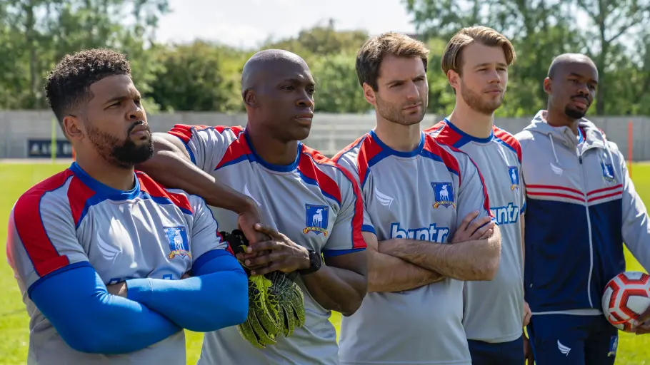 Das Männer-Team vom AFC Richmond beim Training.