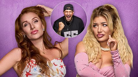 „The 50“: Yasin Mohamed defloriert Georgina Fleur – dann kam Melody Haase! - Foto: Collage: Prime Video