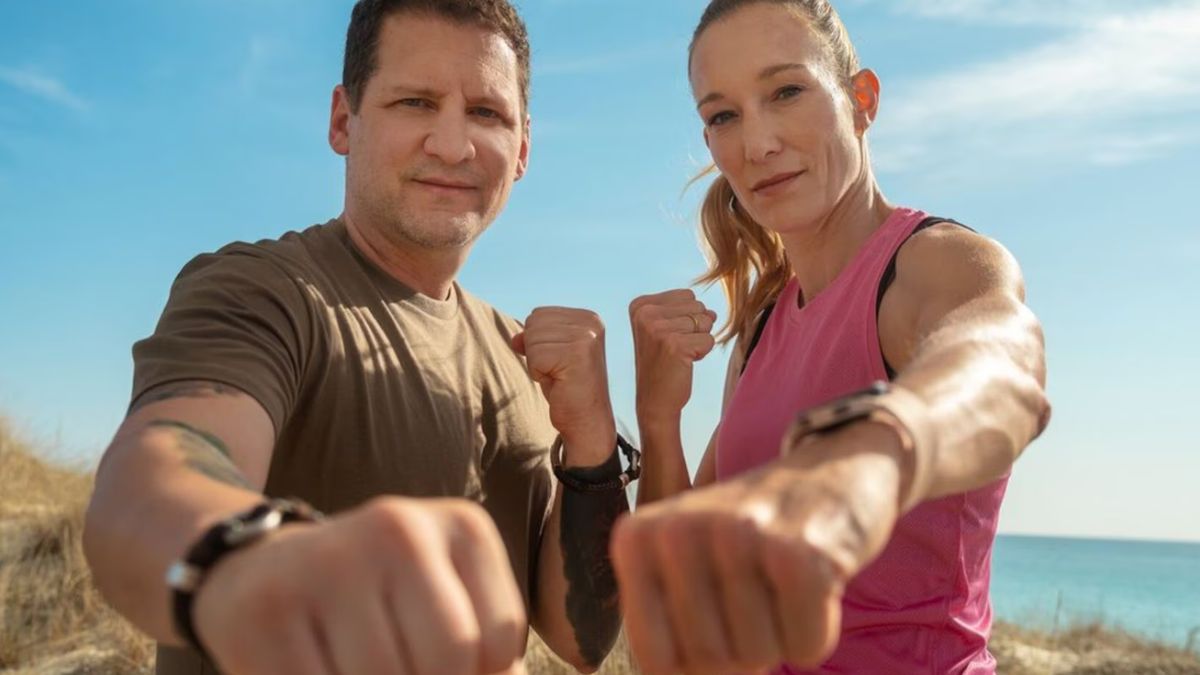 Ein Foto von Christine Theiss und Ramin Abtin