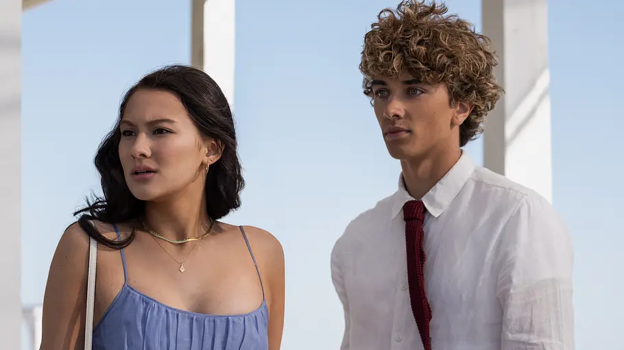 „The Summer I Turned Pretty“ Belly (Lola Tung) und Jeremiah (Gavin Casalegno) in der 3. Staffel von „The Summer I Turned Pretty“.