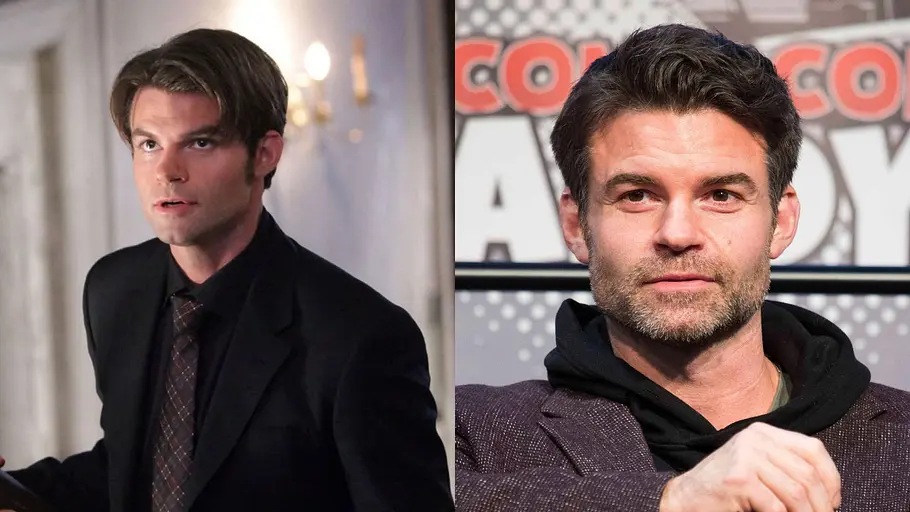 Der „The Vampire Diaries“-Cast damals und heute Links sehen wir Elijahs ersten Auftritt in TVD, rechts Daniel bei einem Panel der Comic Com