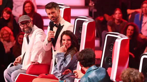 Thore Schölermann und die Coaches von The Voice of Germany - Foto: IMAGO / Future Image Thore Schölermann und die Coaches von The Voice of Germany - Foto: IMAGO / Future Image