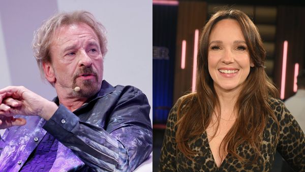 Thomas Gottschalk fühlt sich von Carolin Kebekus auf den Schlipps getreten - Foto: IMAGO / Panama Pictures / Horst Galuschka