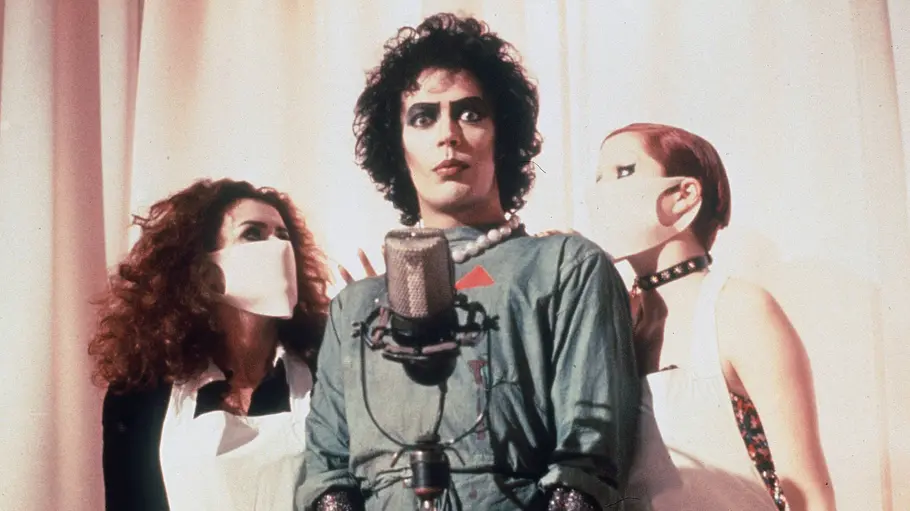 Tim Curry „Rocky Horror Picture Show“. Tim Curry in der „Rocky Horror Picture Show“.