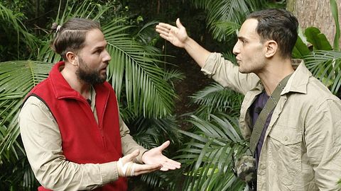 Dschungelcamp: Maurice Dziwak und Timur Ülker streiten - Foto: RTL