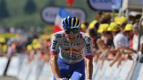 Florian Lipowitz bei der 12. Etappe der Tour de France - Foto: IMAGO / Sirotti
