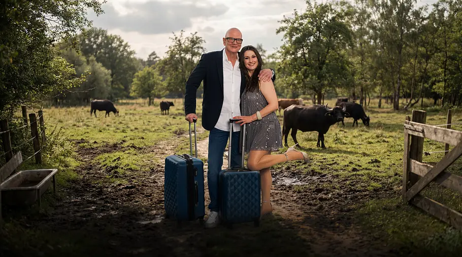 TV-Kommissar Michael Naseband (60) und Shelly Braun (30) 