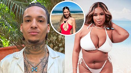„Ex on the Beach“ -Kandidat:innen Uzoma, Alessa und Donel - Foto: Collage: RTL