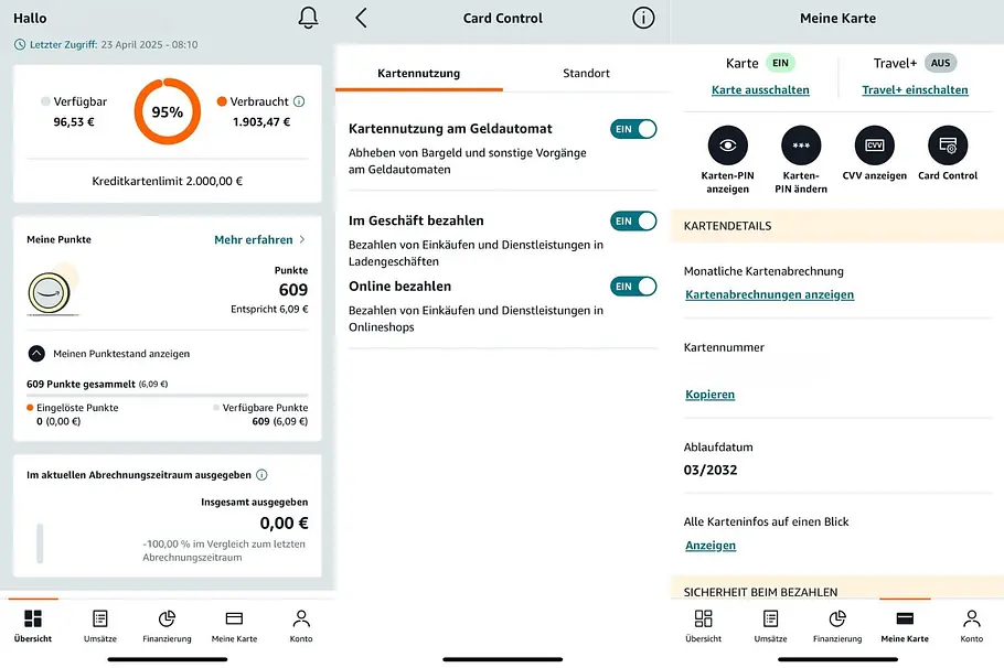 Amazon Visa App