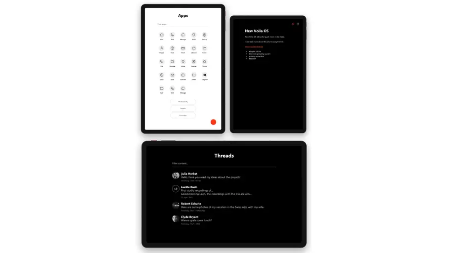 Volla Tablet Apps