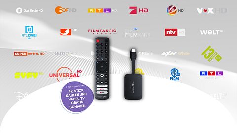 waipu.tv Stick 4K 1 Jahr gratis - Foto: TVMovie / PR