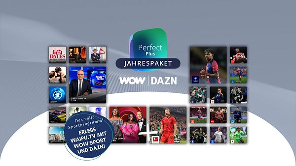 Waipu.tv mit DAZN Unlimited und WOW Live Sport - Foto: TVMovie / PR