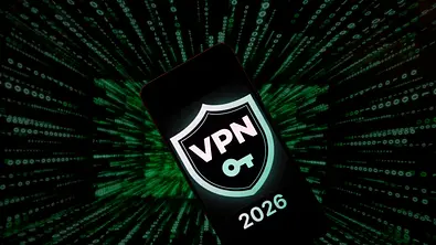 Smartphone mit VPN-Logo. - Foto: IMAGO / ZUMA Press Wire