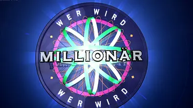 Man sieht das Logo der Show „Wer wird Millionär?“. - Foto: RTL