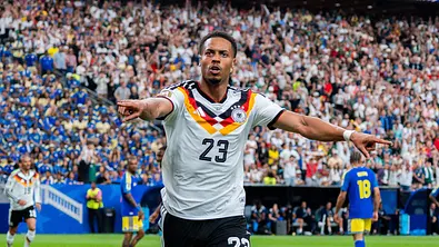 Felix Nmecha jubelt nach seinem Tor beim Auftaktspiel der deutschen Nationalelf bei der WM 2026 - Foto: IMAGO / Kirchner-Media