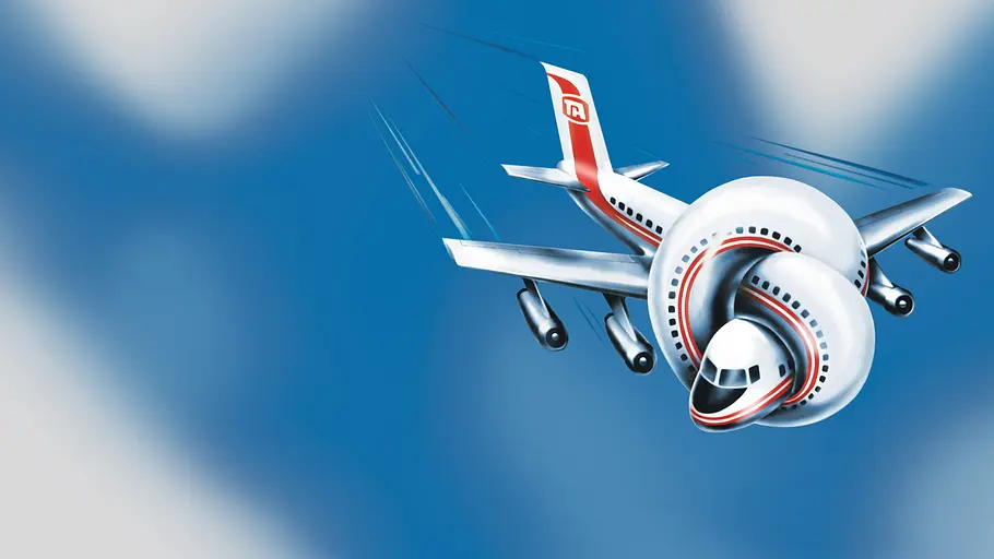 Die unglaubliche Reise in einem verrückten Flugzeug Die unglaubliche Reise in einem verrückten Flugzeug