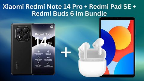 Du solltest dir dieses Xiaomi Redmi Note 14 Pro Bundle mit Redmi Pad SE & Buds 6 nicht entgehen lassen  - Foto: TVM/PR