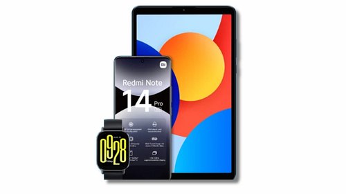 Xiaomi Redmi Note 14 Pro + Watch Active 5 + Redmi Pad SE im Blau Bundle