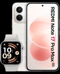 Xiaomi Redmi Note 17 Pro Max 5G plus Xiaomi Redmi Watch 6 mit 40 GB monatlich