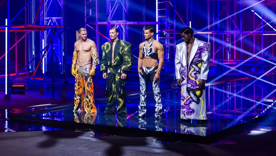 Yanneck, Tony, Boureima und Ibo bei GNTM 2026. Yanneck, Tony, Boureima und Ibo bei GNTM 2026.