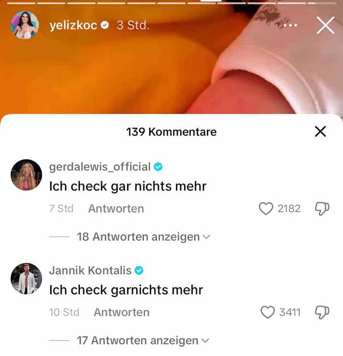 Dieser Kommentar von Gerda wird heftig diskutiert.