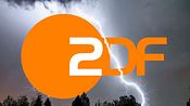 Das ZDF-Logo umgeben von Gewitter. - Foto: ZDF/Freepik
