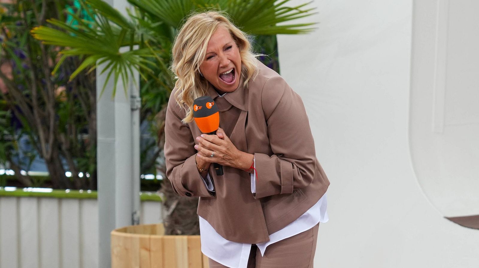 Veränderte Sicherheitsbestimmungen im „ZDF-Fernsehgarten" - aber Andrea Kiewel wusste von nichts