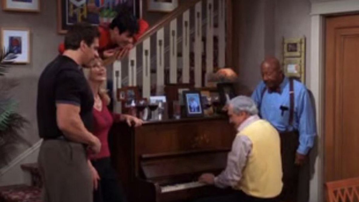 Hal Linden spielt Klavier