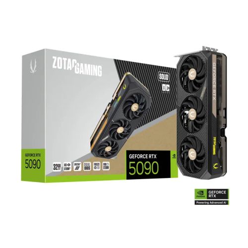ZOTAC GAMING GeForce RTX 5090 SOLID OC 32GB GDDR7 Grafikkarte 3x DP, 1x HDMI