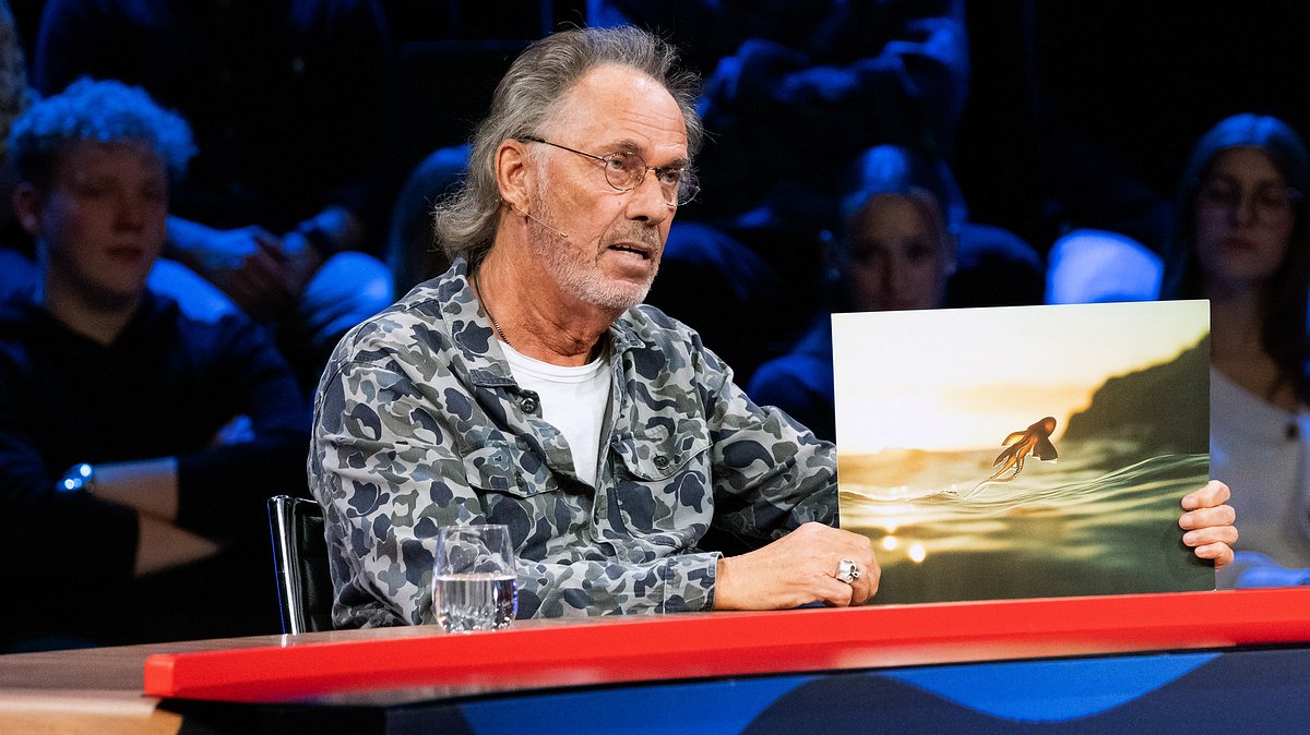 Zumindest Hugo Egon Balder bleibt uns noch erhalten. Hugo Egon Balder hält als Kandidat der Sendung „Nobody is perfect“ ein Bild hoch.