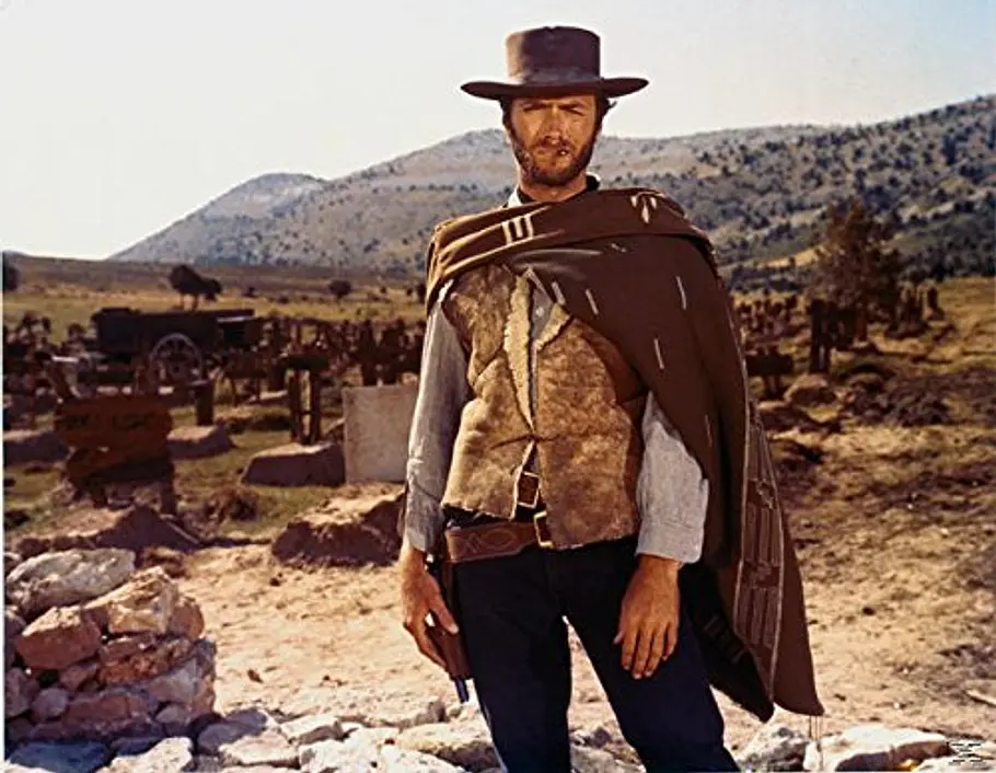 Clint Eastwood als der Mann ohne Namen in „Zwei glorreiche Halunken“